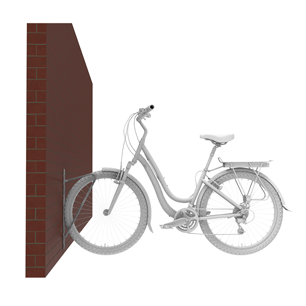 FalcoDK væghængt single i 90°